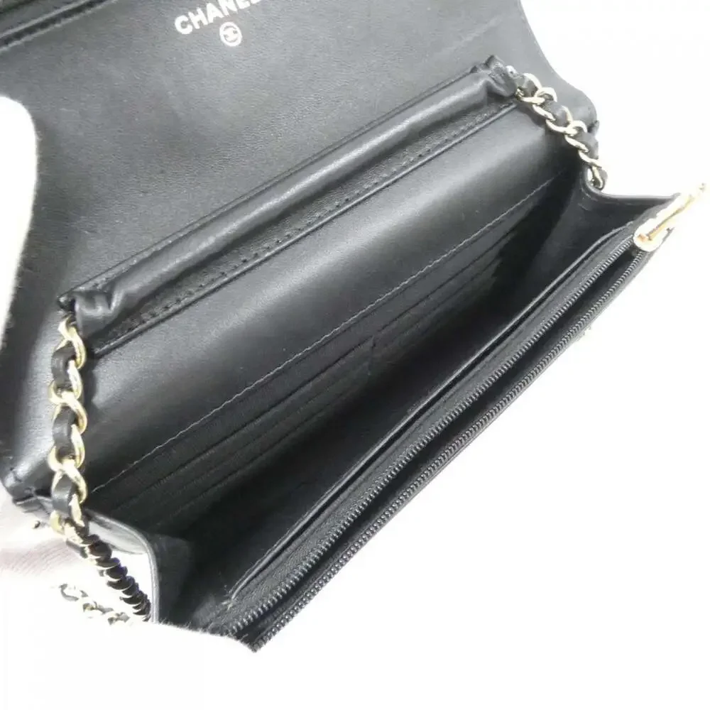CHANEL Authentic Black Wallet